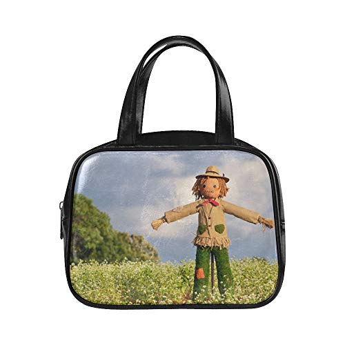 Bolso de viaje Bolso de mano lindo de la muñeca del espantapájaros con cremallera Bolso de señora Pu Puño superior de cuero Bolso de mujer Bolso de senderismo Bolso de viaje Bolso de mano lindo de la muñeca del espantapájaros con cremallera Bolso de señora Pu Puño superior de cuero Bolso de mujer Bolso de senderismo