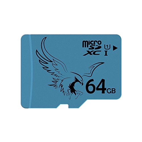 BRAVEEAGLE 64GB Tarjeta de Memoria SD MicroSD Clase 10 para Wyze CAM/Galaxy Note (64GB U1)