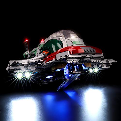 BRIKSMAX Kit de Iluminación Led para Lego Star Wars Slave I, Compatible con Ladrillos de Construcción Lego Modelo 75243, Juego de Legos no Incluido