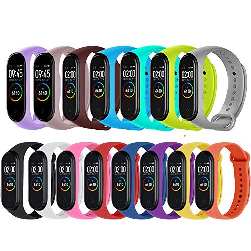 BRone Correa Xiaomi Mi Band 4,15 Piezas Xiaomi Band 4 3 Pulsera de Reloj Elegante Reemplazo de Bandas Compatible con Xiaomi Mi Smart Band 4 Correas para Xiaomi Mi Band 3 BRone Correa Xiaomi Mi Band 4,15 Piezas Xiaomi Band 4 3 Pulsera de Reloj Elegante Reemplazo de Bandas Compatible con Xiaomi Mi Smart Band 4 Correas para Xiaomi Mi Band 3