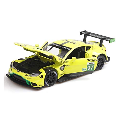 BWHM Modelo De Coche Famoso para Aston Martin Le Mans Racing aleación Coche Modelo acústico-óptico Volver Deportes Ornamento de la decoración del Coche (Color : #97)