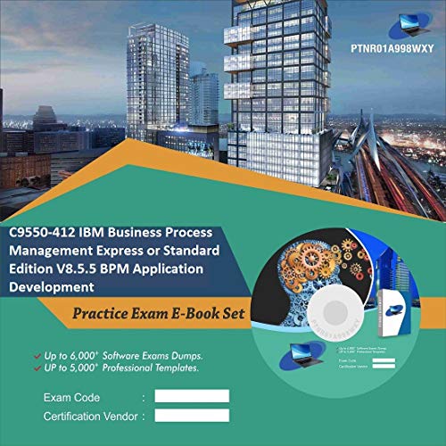 C9550-412 IBM Business Process Management Express or Standard Edition V8.5.5 BPM Application Development Complete Video Learning Certification Exam Set (DVD)