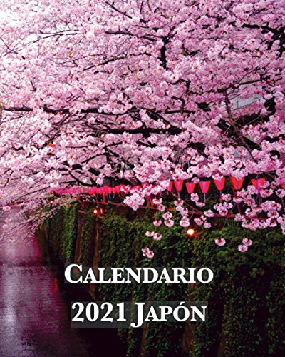Calendario 2021 Japón: Lunes-domingo, enero-diciembre con fotos de pueblos y ciudades japonesas