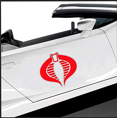 Car Styling Gi Joe Cobra Sticker Decal Divertido Auto Motor Decoración Gráficos Pegatinas De Coche 13 Cm X 12,3 Cm（Juego de 2)