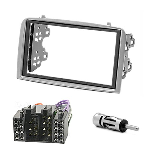 CARAV 11-188-801-6 Marco de radio de coche 2-DIN en Dash Kit de instalación para Alfa Romeo 147 (937) 2000-2010; GT (937) 2004-2010 + ISO y cable adaptador de antena CARAV 11-188-801-6 Marco de radio de coche 2-DIN en Dash Kit de instalación para Alfa Romeo 147 (937) 2000-2010; GT (937) 2004-2010 + ISO y cable adaptador de antena