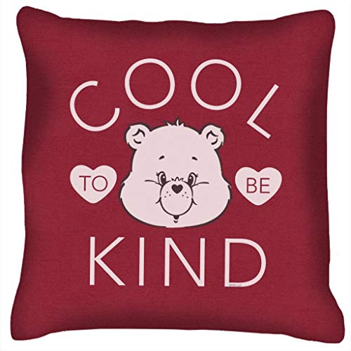 Care Bears Tenderheart Bear Cool To Be Kind White Text Cushion