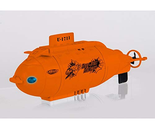 Carson 500707117 XS Deep Sea Dragon 100% RTR(Naranja), Barco teledirigido