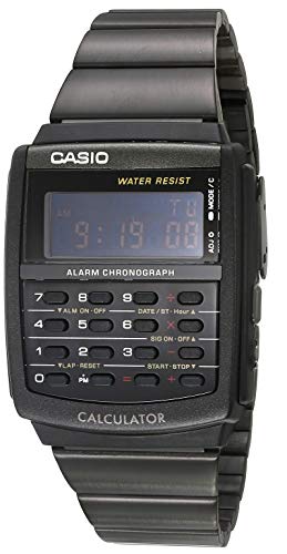 Casio Men's Vintage Collection Calculator Watch Black