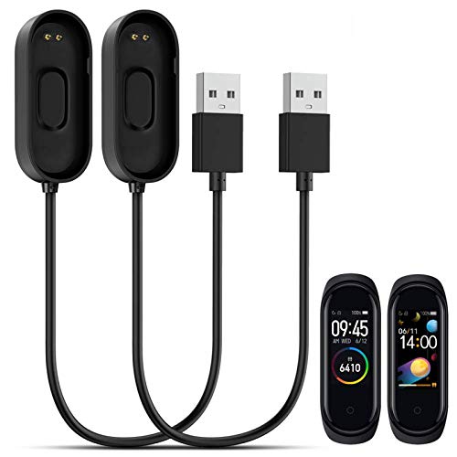 CAVN Cargador Compatible con Xiaomi Mi Band 4, 2 Pack Cable de Carga USB Cargador Adaptador Compatible con Xiaomi Mi Band 4 CAVN Cargador Compatible con Xiaomi Mi Band 4, 2 Pack Cable de Carga USB Cargador Adaptador Compatible con Xiaomi Mi Band 4