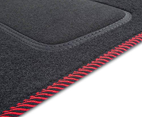 Ciberfix Kit de Alfombrillas de Velour Compatible con Alfa Romeo 147 (2000-2010) Ciberfix Kit de Alfombrillas de Velour Compatible con Alfa Romeo 147 (2000-2010)