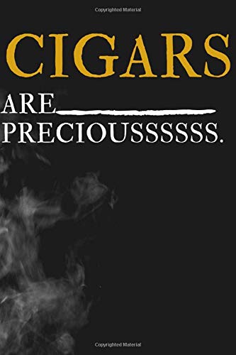 cigras are preciousss: Cigars lovers College Ruled composition notebook makes a great gift that that you won't find available in stores 6x9 IN 120 Pages For Writing Journal