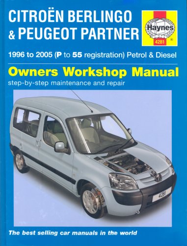 Citroen Berlingo and Peugeot Partner Petrol and Diesel Service and Repair Manual: 1996 to 2005 (Haynes Service and Repair Manuals)