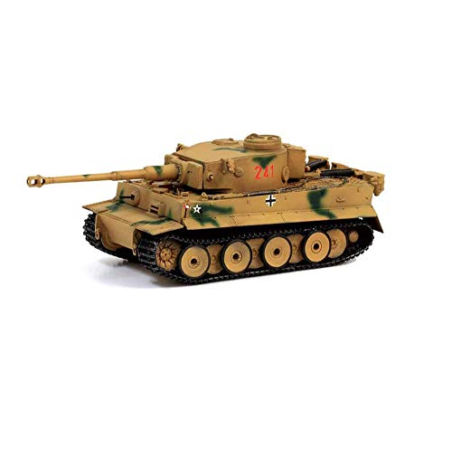 CMO Maqueta Tanque de Guerra, WWII Tanque Tiger 504 de Alemania el Plastico Militares Escala 1/72, Juguetes y Regalos para Niños, 4,6 × 2 Pulgadas