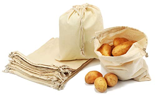 com-four® 12x Bolsa de Algodón - Bolsa Reutilizable - Sin Impresión, Ideal para Pintar - Oeko-Tex® Standard 100 (12 Piezas - Bolsa de Cierre) com-four® 12x Bolsa de Algodón - Bolsa Reutilizable - Sin Impresión, Ideal para Pintar - Oeko-Tex® Standard 100 (12 Piezas - Bolsa de Cierre)