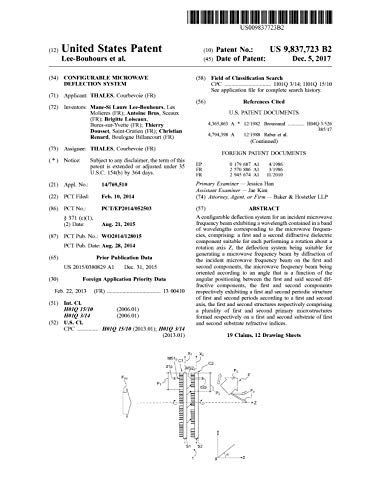 Configurable microwave deflection system: United States Patent 9837723 (English Edition)
