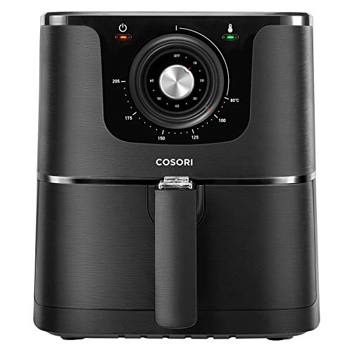 COSORI Freidora sin Aceite Original, Freidora Aire Caliente, Air Fryer con Perillas de Temperatura y Temporizador Ajustables, Cesta Antiadherente, sin BPA ni BFOA, 30 Recetas Incluidas, 3,5L / 1500W COSORI Freidora sin Aceite Original, Freidora Aire Caliente, Air Fryer con Perillas de Temperatura y Temporizador Ajustables, Cesta Antiadherente, sin BPA ni BFOA, 30 Recetas Incluidas, 3,5L / 1500W