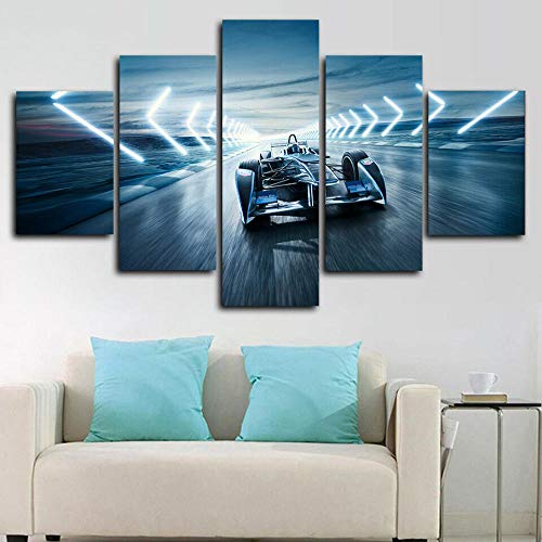 Cuadro En Lienzo Decoracion 5 Piezas HD Imagen Impresiones En Lienzo Campeonato De La Fia De Carreras De Fórmula E Lienzo Grandes XXL Murales Pared 5 Paneles De Pinturas De Obras De Arte Moderno Cuadro En Lienzo Decoracion 5 Piezas HD Imagen Impresiones En Lienzo Campeonato De La Fia De Carreras De Fórmula E Lienzo Grandes XXL Murales Pared 5 Paneles De Pinturas De Obras De Arte Moderno