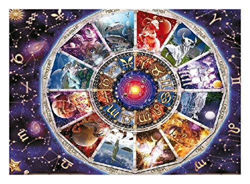 CXFRPU Puzzles 9000 Piezas de cartón Rompecabezas for niños de educación for Adultos Juguetes Rompecabezas Astrología Familiar interactiva de Juguete Rompecabezas