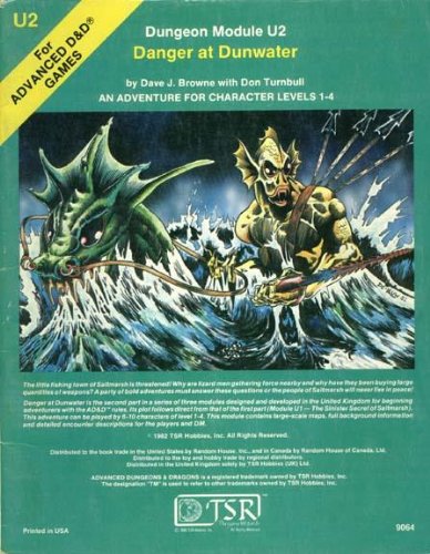 Danger at Dunwater: An Adventure for Character Levels 1-4 (Advanced Dungeons & Dragons)