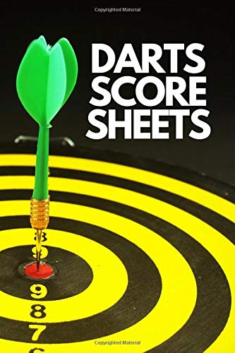 Darts Score Sheets Book: Darts Game Record Keeper Book, Darts Cricket and 301 and 501, Darts Scoresheet, Darts Score Card, Darts Score Sheet, Darts ... Keeper, Mini / Pocket Size Training Logbook.