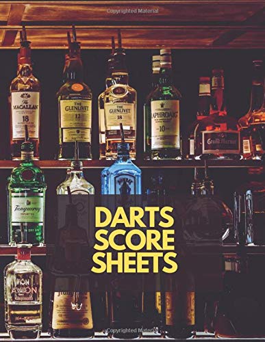 Darts Score Sheets: Large Darts Game Record Keeper Book, Darts Cricket and 301 and 501, Darts Scoresheet, Darts Score Card, Darts Score Sheet, Darts ... Pad, Darts Score Keeper, Training Logbook.