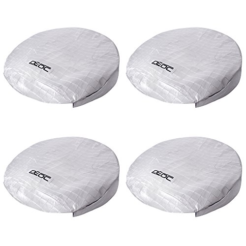 DEDC Funda para Neumáticos Coche 4Pcs Fundas de Protección Película de Aluminio para 27" to 29" Diámetro Neumáticos Ruedas Llantas de Auto Coche Camión con Bolsa de Almacenamiento DEDC Funda para Neumáticos Coche 4Pcs Fundas de Protección Película de Aluminio para 27" to 29" Diámetro Neumáticos Ruedas Llantas de Auto Coche Camión con Bolsa de Almacenamiento