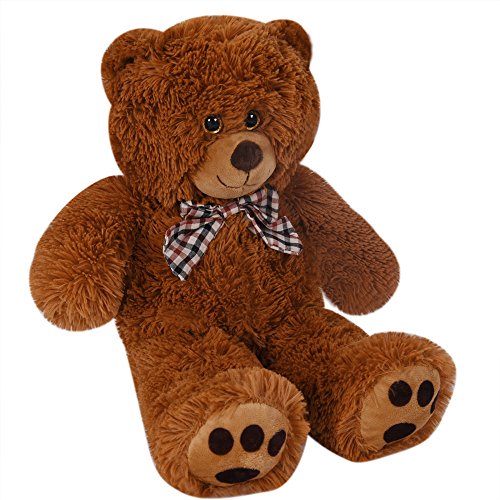 Deuba Oso de Peluche Gigante Marrón L 50 cm Osito Suave y cariñoso para niños y Adultos Regalo de Colores realistas