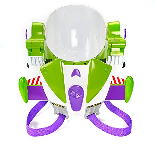 Disney Pixar Toy Story 4 Buzz Lightyear - Casco de Astronauta para Juego de rol con Jetpack, Luces, Frases y Sonidos auténticos
