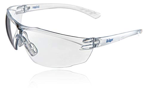 Dräger X-pect 8320 Gafas de Seguridad | Lentes de protección Rayos UV antivaho| Ultraligeras para un Uso intensivo | para Industria, Deporte, Laboratorio