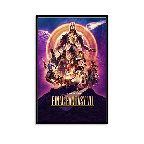 DRAGON VINES Póster de Final Fantasy 7 Remake Art Poster Impresión Granja Decorativa 20 x 30 cm