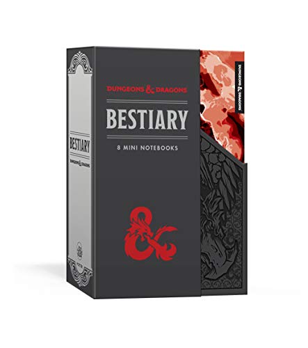 Dungeons and Dragons Bestiary Notebook Set: 8 Mini Notebooks (Stationery)
