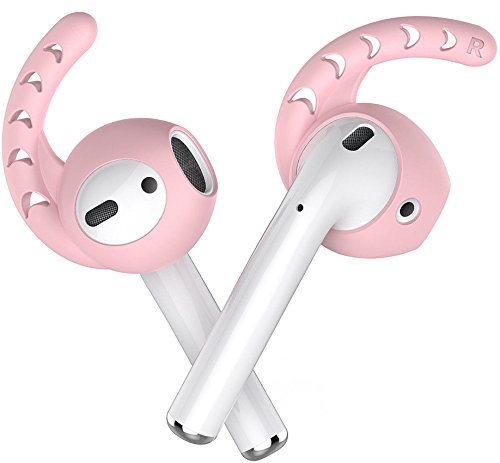 EarPlugs 2-Set de innoGadgets | Accesorios para Auriculares AirPods y EarPods – Sujeción inamovible - Evita caídas | Silicona Suave Tiempo Libre y el Deporte | Rosa