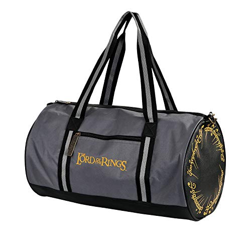 Elbenwald Bolsa de Deporte El señor de los Anillos The One Ring 50x28x26cm Gris Negro