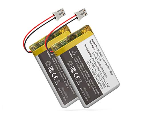 ElecGear 2X Batería de Repuesto para Controlador PS4 V1-3, Batería Recargable de 1500mAh para Playstation 4 Mando DualShock 4 CUH-ZCT1 LIP1522 con Enchufe Grande, Kit de Herramientas de Reparación ElecGear 2X Batería de Repuesto para Controlador PS4 V1-3, Batería Recargable de 1500mAh para Playstation 4 Mando DualShock 4 CUH-ZCT1 LIP1522 con Enchufe Grande, Kit de Herramientas de Reparación