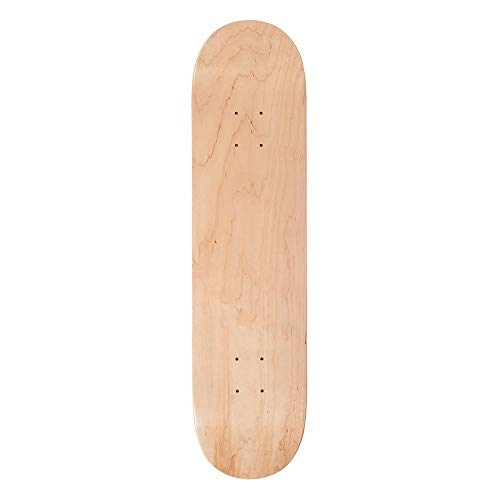 ENUFF Classic Deck Tabla de Skateboard, Unisex Adulto, Blanco (Natural), 8.25"