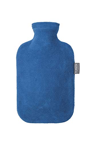 Fashy 6530 54 2007 - Bolsa de agua caliente con funda de fieltro - color azul - 2 l
