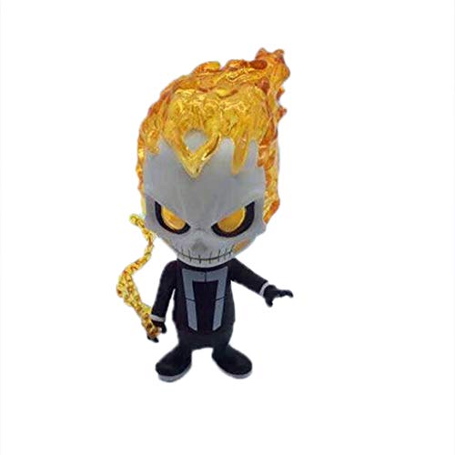 FENGZI Ghost Rider Johnny Blaze Cosbaby a una Mano de la Llama de acción del PVC Figura