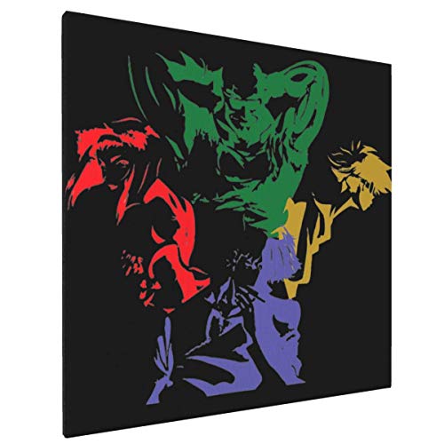 FJJJ Lienzo de Arte de Pared Enmarcado Cowboy Bebop See You Space Giclee Print Artwork Pics Modern Wall Decor for Bedroom Living Room Office Home Ready to Hang,Cowboy Bebop See You Space,One Size