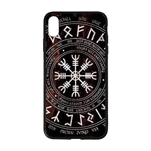 Funda para teléfono iPhone 11 / 11Pro  Elegante Serie Viking Viking-Totem RuneTribe Funda para teléfono  iPhone x/XS Cumpleaños Presente-Color C, iPhone x/XS