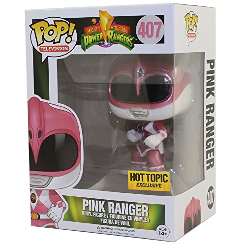 Funko 12577 – Power Rangers Ranger, Rosa Metálico