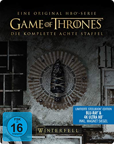 Game of Thrones - Staffel 8 - Limited Steelbook-Edition  (3 Blu-ray 4K Ultra HD + 3 Blu-ray 2D) [Alemania] [Blu-ray]