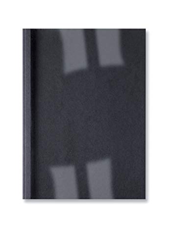 GBC IB451607 - Carpeta térmica IBILEATHER DIN A4 portada PVC 180 micras contraportada símil piel 300 grs 1,5 mm (caja 100) color negro
