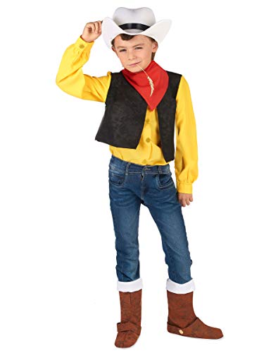Generique - Disfraz Lucky Luke niño M 7-9 años (120-130 cm)