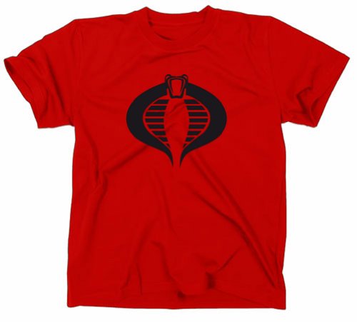 GI Joe Cobra Kai Kult – Camiseta, G.I., serpiente, Kobra Rojo rojo Talla:medium