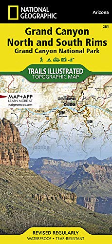Grand Canyon, Bright Angel Canyon/north & South Rims: Trails Illustrated National Parks (Trails Illustrated Map)