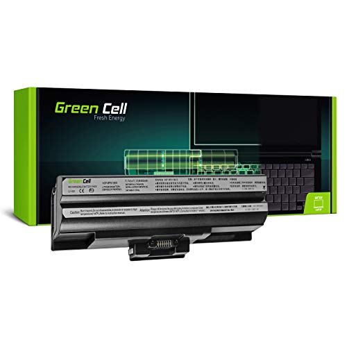 Green Cell® Standard Serie VGP-BPS13 VGP-BPS13/S VGP-BPS13/B VGP-BPS13/Q VGP-BPL13 VGP-BPS21 VGP-BPS21A VGP-BPS21B Batería para Sony Vaio Ordenador (6 Celdas 4400mAh 11.1V Negro)