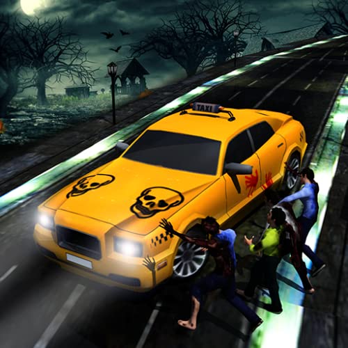 Halloween Noche Loca Taxi Conductor Juego 2018: Ciudad Cabina Conducción Simulador Juegos gratis para niños