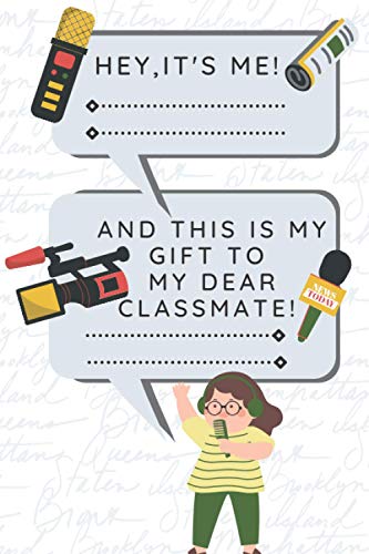 Hey It's Me and This Is My Gift to My Dear Classmate for Valentine's Day - Habit Tracker Journal for Kids - Valentine's Day Gifts for Kids Classroom ... Add only a Cute Valentine's day gift wrap !