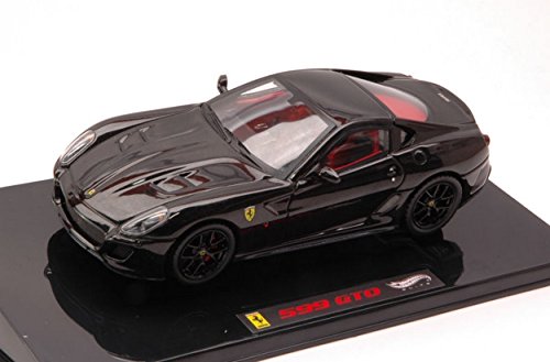 Hot Wheels HWT6932 Ferrari 599 GTO Black 1:43 MODELLINO Die Cast Model Compatible con