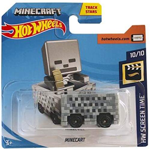 Hot Wheels Minecraft Minecart HW Screen Time 25/250 2019 Short Card